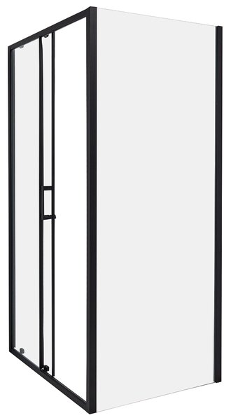 Zuhanykabin YORO 80 x 100 x 185 cm Fekete