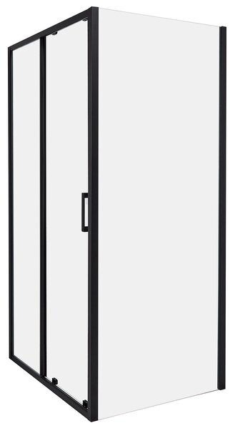 Zuhanykabin YORO 80 x 100 x 185 cm Fekete