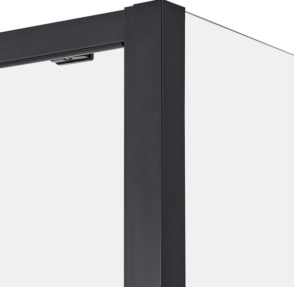 Zuhanykabin YORO 80 x 100 x 185 cm Fekete