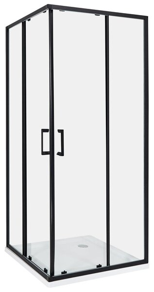 Zuhanykabin TELA 80 x 80 x 185 cm Fekete