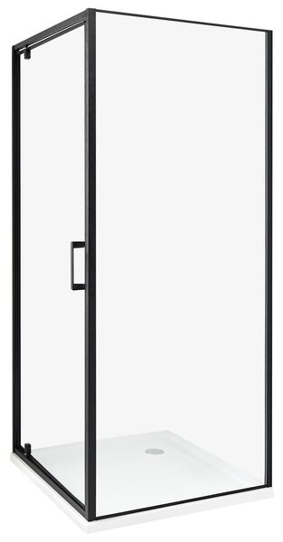 Zuhanykabin DARLI 80 x 80 x 185 cm Fekete
