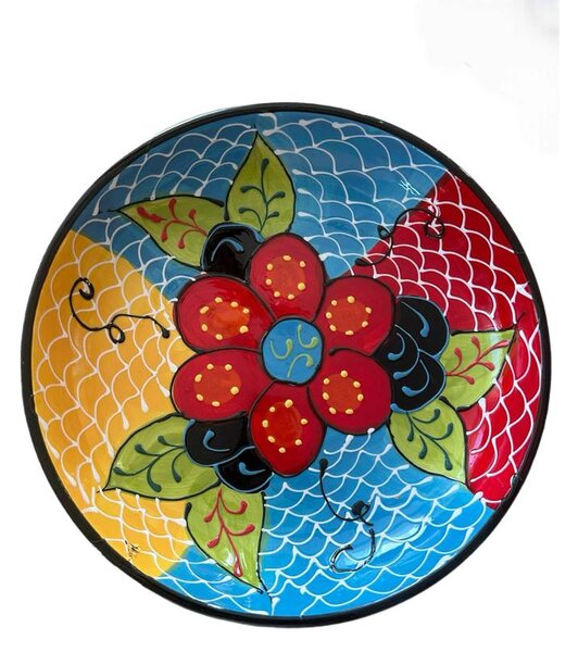Mediterrán színkavalkád – 23 cm-es salátástál