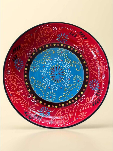 Toscana Rosso Mediterraneo kerámia salátástál – 26 cm
