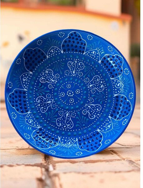 Toscana Azzurro kerámia salátástál – 26 c