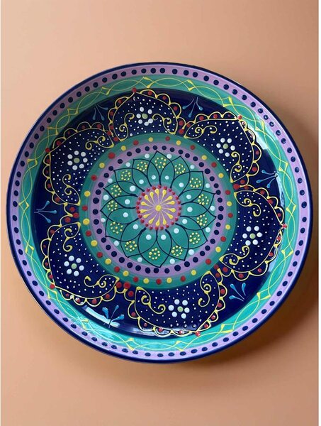 Toscana Notte mediterrán kerámia salátástál – 26 cm