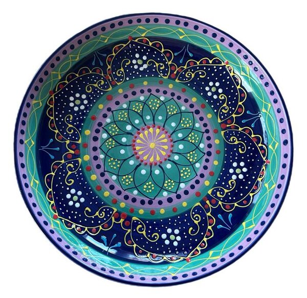 Toscana Notte mediterrán kerámia salátástál – 26 cm