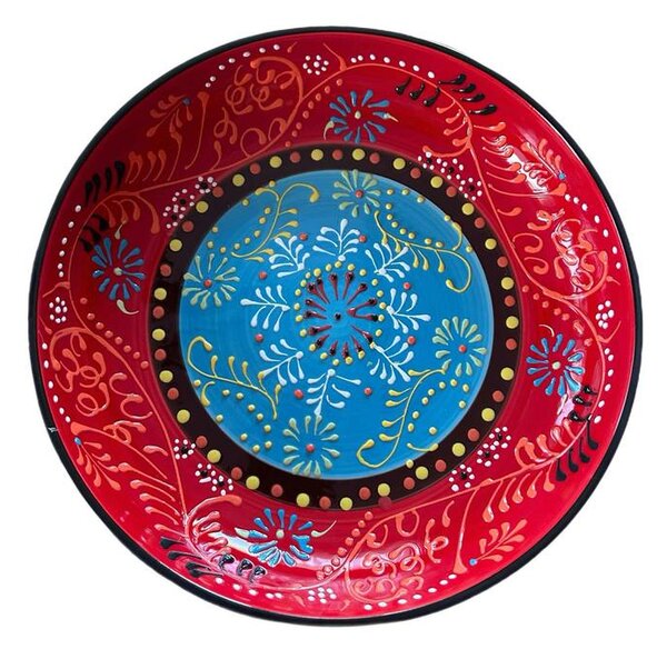 Toscana Rosso Mediterraneo kerámia salátástál – 26 cm