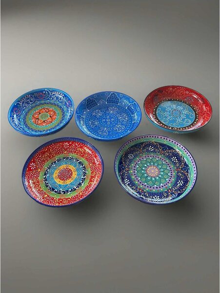 Toscana Notte mediterrán kerámia salátástál – 26 cm