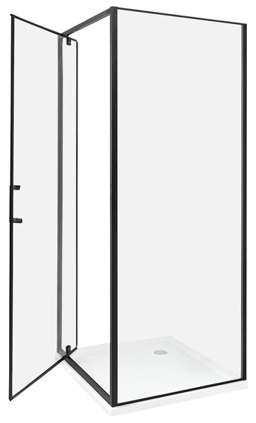 Zuhanykabin DARLI 70 x 70 x 185 cm Fekete