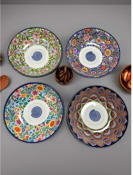 Salátástál kaparó felülettel a közepén 23,5 cm x 23 cm