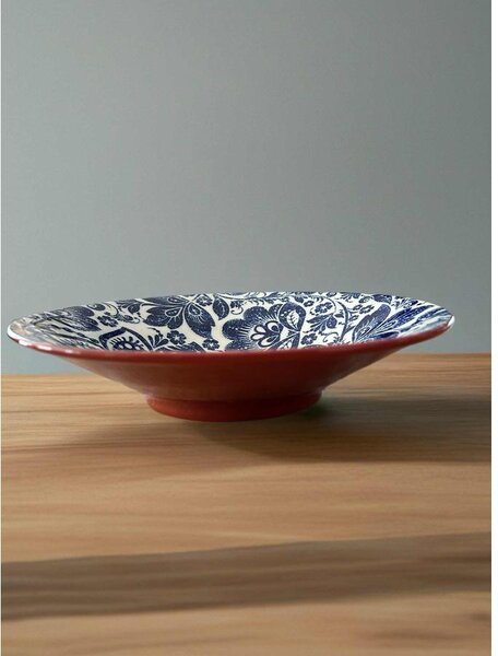 Gres Azul Virágoskert mediterrán kerámia mélytányér (24 cm)