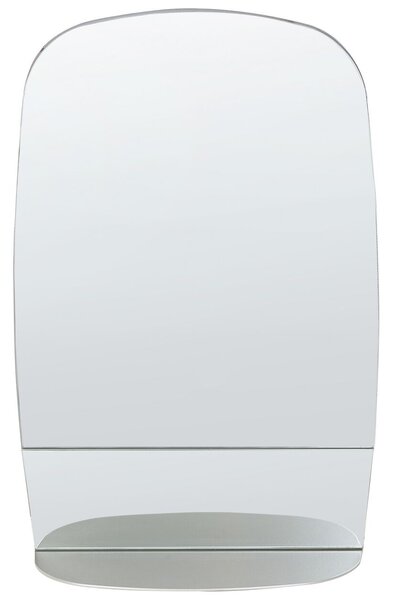 Falitükör polccal BRANNAY 40 cm 60 cm Ezüst