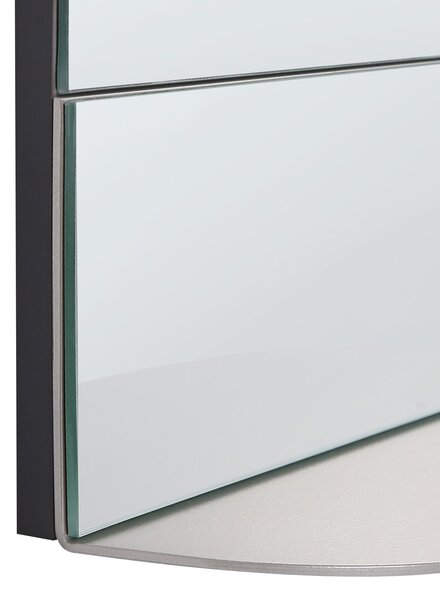 Falitükör polccal BRANNAY 40 cm 60 cm Ezüst