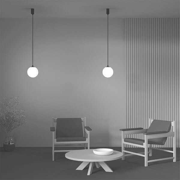 Maytoni modern függeszték luna fehér fekete myp039pl-5w4k-20-b