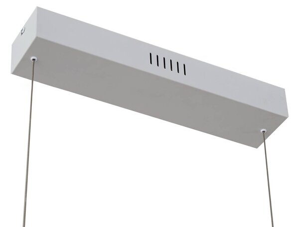 Lucande LED lógó világítás Nihalo, fa, 122 cm, dimmelhető, CCT, dimmelhető, Világos fa, Nappali / Étkező, Fa, Modern