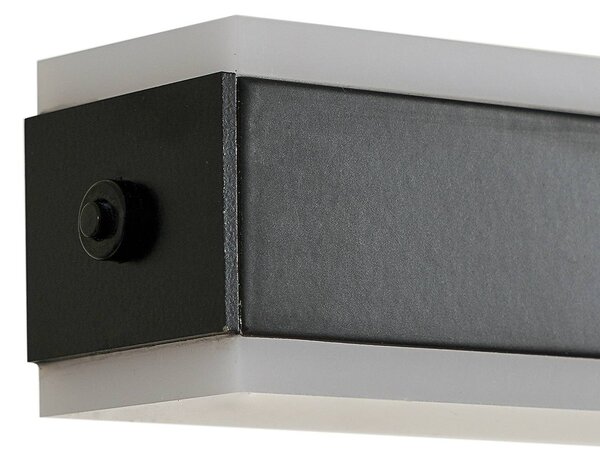 Lucande Pendolo LED-es függőlámpa, fekete, alumínium, 120 cm, dimmelhető, Fekete, Nappali / Étkező, Alumínium, Modern