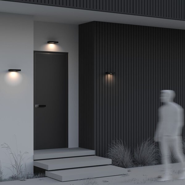 Maytoni modern kültéri fali lámpa pir grafit myosl456wl-l2gf3k IP54