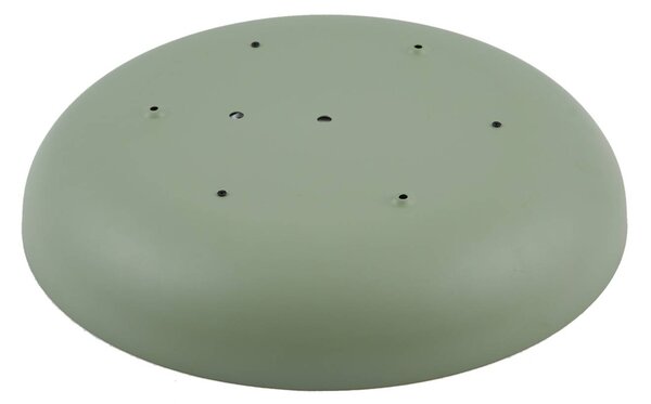 Lindby LED mennyezeti lámpa Florie, zöld, fém, Ø 40 cm, Zöld, Nappali / Étkező, Műanyag, Modern