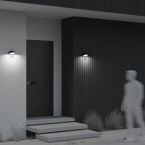 Maytoni modern kültéri fali lámpa gloss grafit myo447wl-l7gf3k IP65