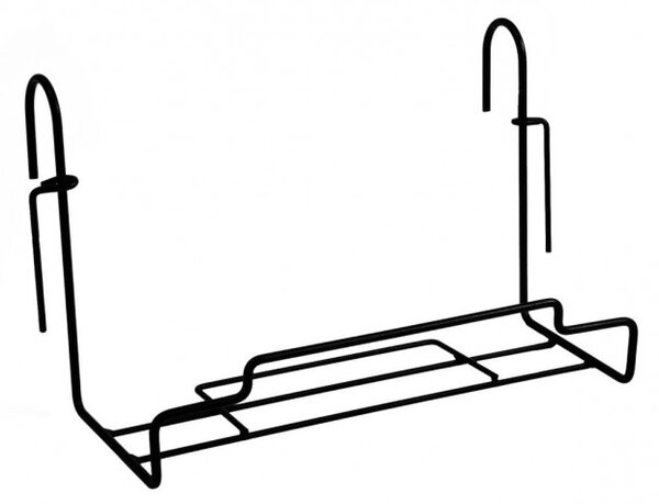 Univerzális balkonláda tartó fémból, 16 cm