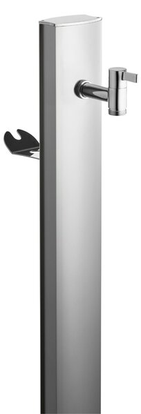 Modern alumínium kerti kút, vízoszlop, inox - Aquapoint Steelo