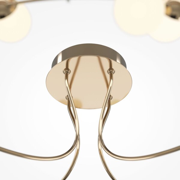 Maytoni modern mennyezeti lámpa tessara fehér sárga mymod081cl-l48g3k