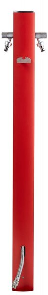 Modern alumínium álló kerti kút, piros - Aquapoint Totem