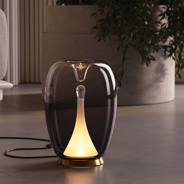 Maytoni modern asztali lámpa splash füstös arany mymod282tl-l15g3k