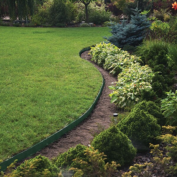 Kerti szegély szett Easy Border 10m x 5cm, zöld