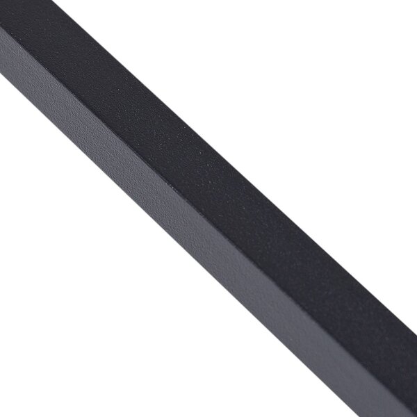 Lindby Natsumi LED fali világítás, fekete, alumínium, 90 cm, Fekete, Nappali / Étkező, Alumínium, Modern