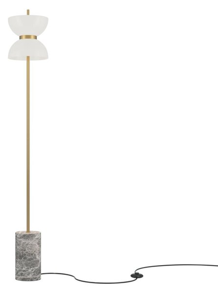 Maytoni modern állólámpa kyoto fehér szürke arany mymod178fl-l11g3k