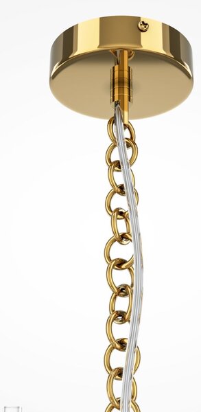 Maytoni glamour kristály modern függeszték frame átlátszó arany mymod174pl-06g