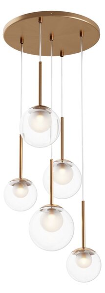 Maytoni modern függeszték basic form átlátszó arany mymod521pl-05g