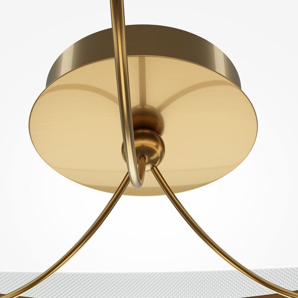 Maytoni modern mennyezeti lámpa breeze átlátszó matt sárgaréz mymod281cl-l45bs3k