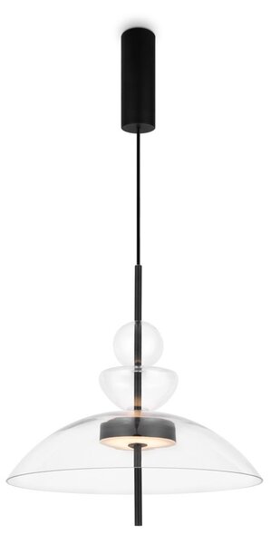 Maytoni modern függeszték bangkok fekete átlátszó mymod185pl-l6b3k3