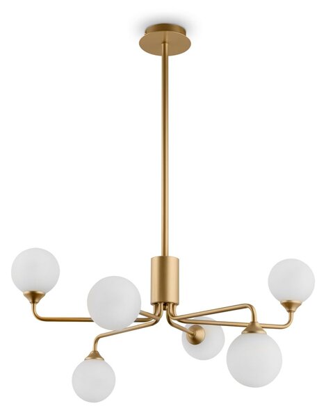 Maytoni modern csillár alexis fehér matt arany mymod044pl-06mg