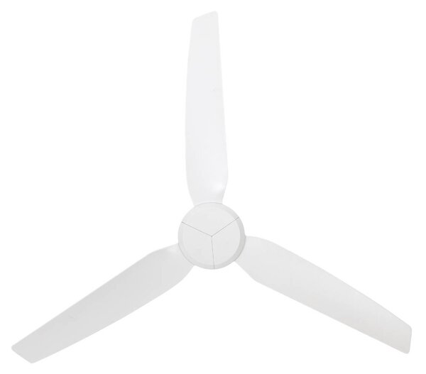 Beacon Lighting mennyezeti ventilátor, Polis fehér, DC, csendes, Ø 137 cm, IP55, Fehér / opál, Nappali / Étkező, Műanyag, Modern