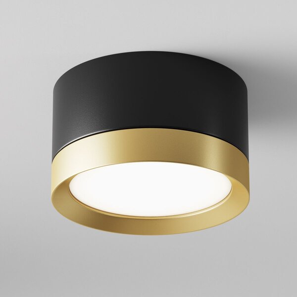 Maytoni modern spot lámpa hoop fekete arany myc086cl-gx53-srd-bg