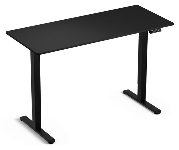 Elektromosan állítható magasságú íróasztal - 140x60cm fekete ülő-/állómunkához - LVN System Lite LV1713