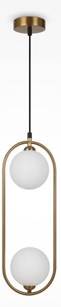 Maytoni klasszikus modern függeszték ring fehér sárgaréz mymod013pl-02bs1