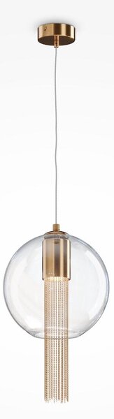 Maytoni glamour függeszték flusso barna átlátszó myp095pl-01bz1