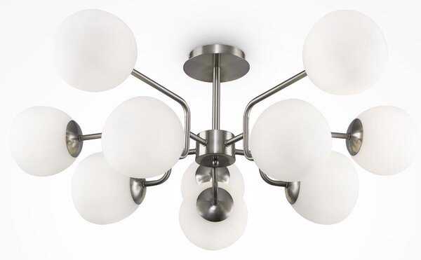 Maytoni modern mennyezeti lámpa erich fehér nikkel mymod221pl-10n