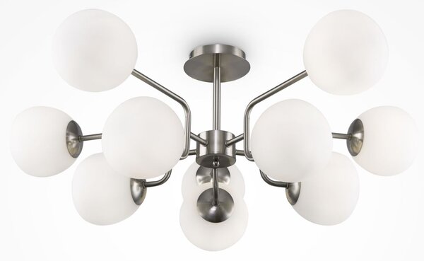 Maytoni modern mennyezeti lámpa erich fehér nikkel mymod221pl-10n