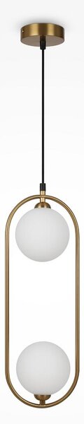Maytoni klasszikus modern függeszték ring fehér sárgaréz mymod013pl-02bs1