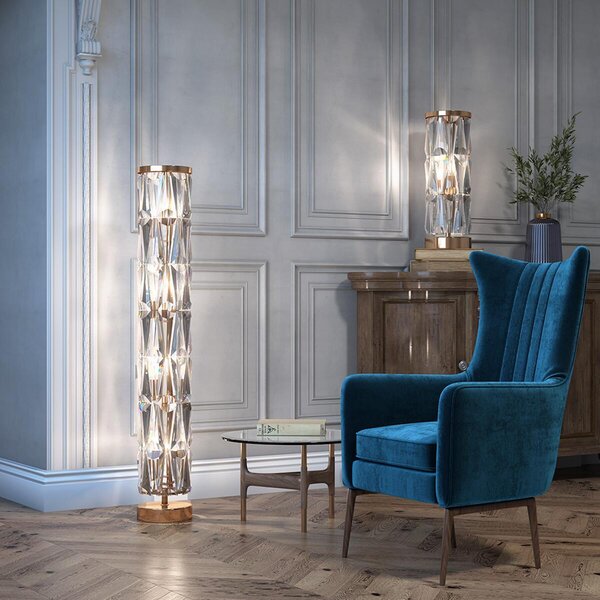 Maytoni glamour állólámpa puntes arany mymod043fl-08g