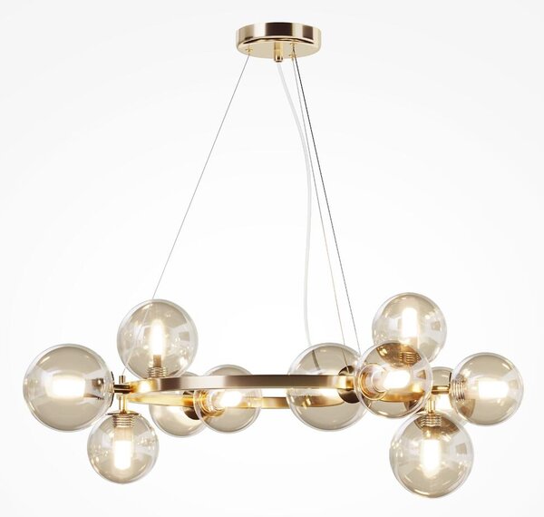 Maytoni modern függeszték dallas borostyán arany mymod545pl-11g