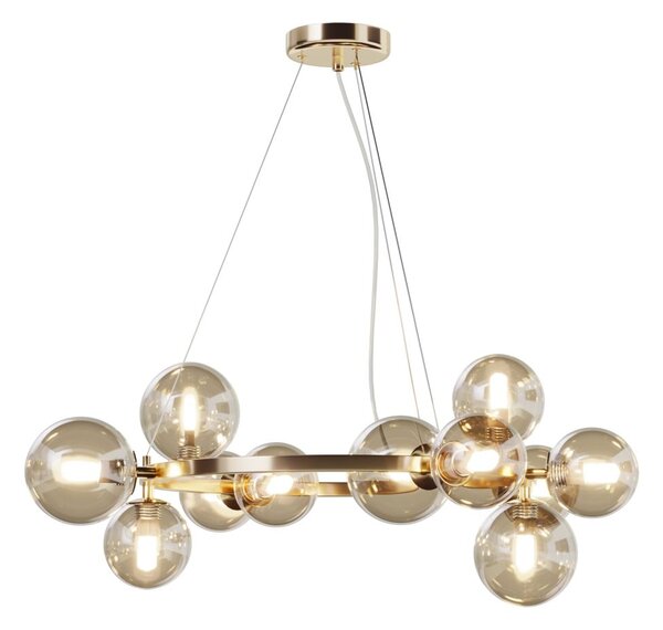 Maytoni modern függeszték dallas borostyán arany mymod545pl-11g