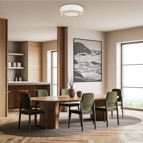 Maytoni modern mennyezeti lámpa bergamo fehér fekete mymod613cl-03w