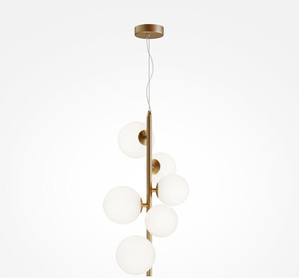 Maytoni modern függeszték dallas matt fehér arany mymod545pl-06bs