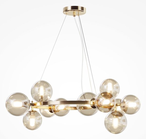 Maytoni modern függeszték dallas borostyán arany mymod545pl-11g